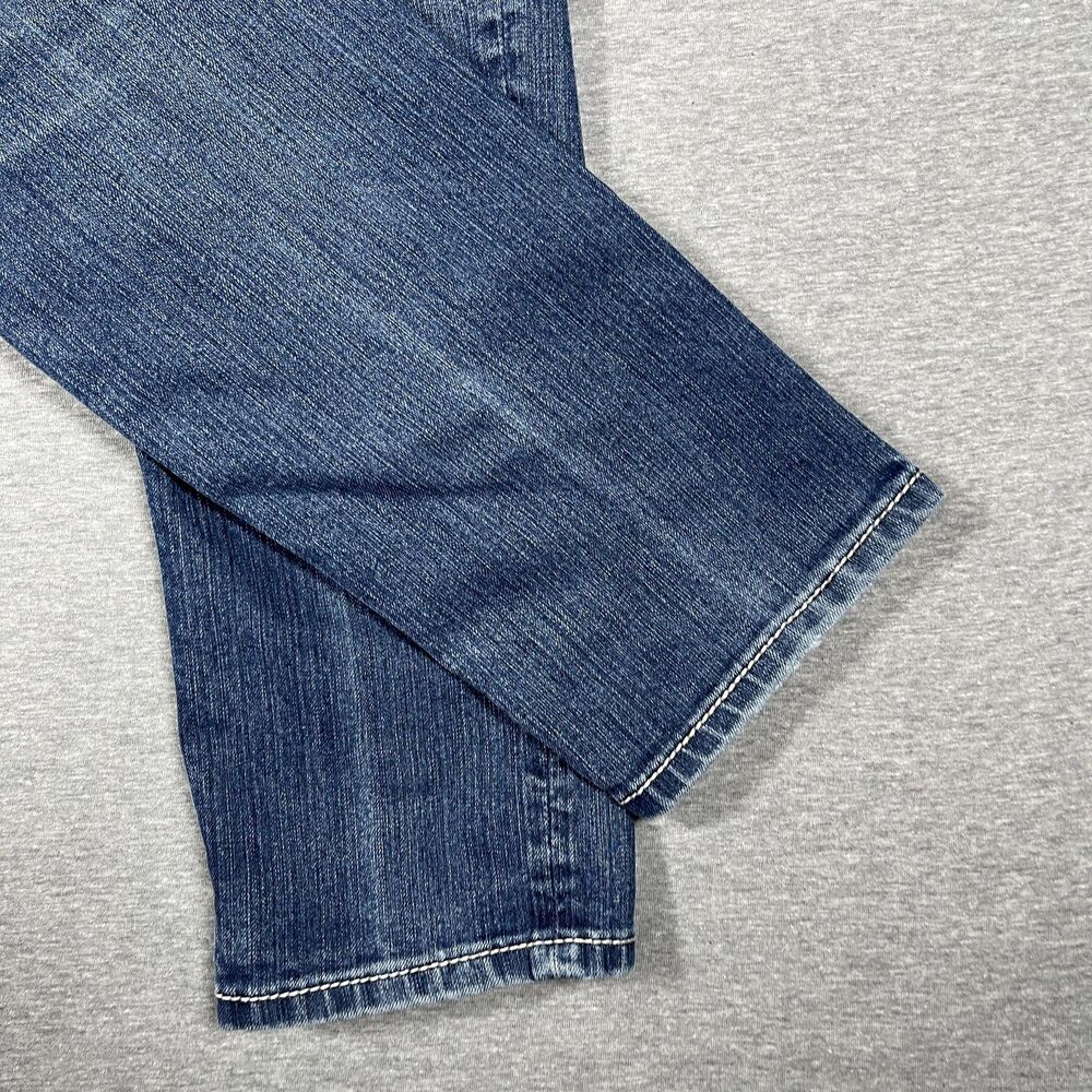 Miss Me Skinny Jeans Womens 31 Blue Medium Wash Mid Rise Embroidered Denim - Picture 8 of 10